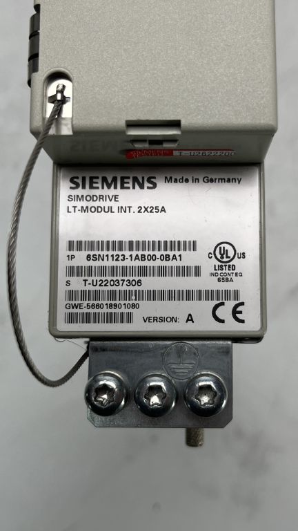 Siemens 6SN1123-1AB00-0BA1 Simodrive Drive 611 Power Module 2 Axis ...