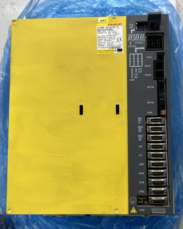 Fanuc A06B-6164-H343#H580 Servo/SP AMP module BiSVSP 40/40/80-15