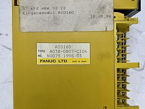 A03B-0807-C104 - 16PT DC input module MDL AID16D