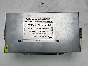 6SN1111-0AA01-1AA0 Simodrive Drive 611 Mains Filter For Unregulated Power Supply