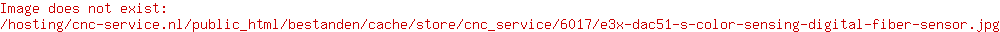 E3X-DAC51-S - Color sensing digital fiber sensor 