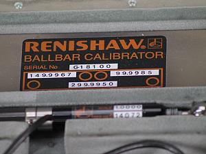 Ballbar Calibrator QC10 with software G18100 149.967 99.9985 299.9950