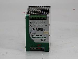 XCSG500C - 24V DIN Rail Power Supply, 24 Vdc, 20A Output, 3 phase 340-550Vac Input
