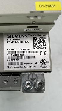 Choose CNC-Service.nl for Trusted Siemens  6SN1123-1AA00-0DA2 Simodrive Drive 611 Power Module 1 Axis Solutions. Explore our selection of dependable industrial components to keep your machinery operating smoothly.