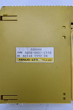  Explore Reliable Industrial Solutions at CNC-Service.nl. Discover a variety of high-quality Fanuc  products, including A03B-0807-C152 8PT DC Output Module MDL AOD08D, designed to optimize your manufacturing processes.