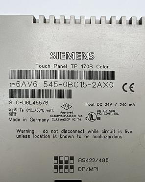 Find Quality Siemens  6AV6 545-0BC15-2AX0 Simatic HMI touchpanel tp170b colo Products at CNC-Service.nl. Explore our diverse catalog of industrial solutions designed to enhance your processes and deliver reliable results.