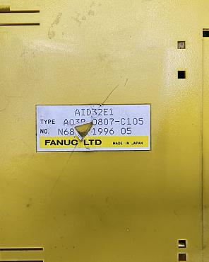 Choose CNC-Service.nl for Trusted Fanuc  A03B-0807-C105 Fanuc AID32E1 Input Module 32 DC24V Solutions. Explore our selection of dependable industrial components to keep your machinery operating smoothly.