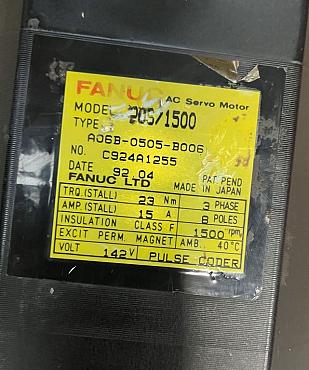 Choose CNC-Service.nl for Trusted Fanuc  A06B-0505-B006 AC Servo Motor 20S Solutions. Explore our selection of dependable industrial components to keep your machinery operating smoothly.