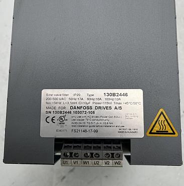Choose CNC-Service.nl for Trusted Danfoss  130B2446 Sine Filter 200-500 VAC 7.5 KW 50/60Hz IP 20 Solutions. Explore our selection of dependable industrial components to keep your machinery operating smoothly.