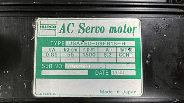 Find Quality Hurco-Yaskawa  USAFED-09FB1S-H - AC servo motor 0.85KW, 1500RPM, 6.2A Products at CNC-Service.nl. Explore our diverse catalog of industrial solutions designed to enhance your processes and deliver reliable results.