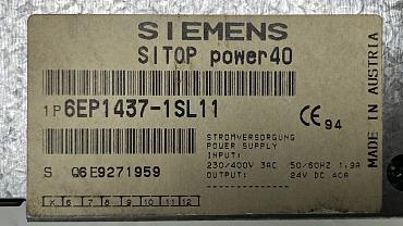  Explore Reliable Industrial Solutions at CNC-Service.nl. Discover a variety of high-quality Siemens  products, including 6EP1437-1SL11 - Sitop drive power 40 basic line stabilized power supply input: 400 V 3 AC (340...460, designed to optimize your manufacturing processes.