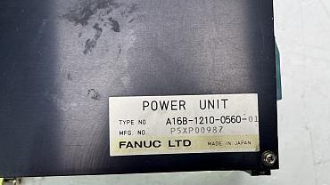 Find Quality Fanuc  A16B-1210-0560-01 Power Unit Products at CNC-Service.nl. Explore our diverse catalog of industrial solutions designed to enhance your processes and deliver reliable results.