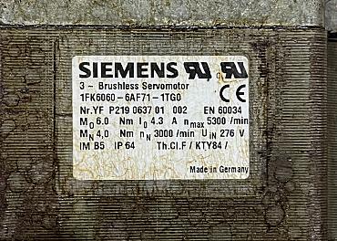 Find Quality Siemens  1FK6060-6AF71-1TG0 - Servomotor Products at CNC-Service.nl. Explore our diverse catalog of industrial solutions designed to enhance your processes and deliver reliable results.