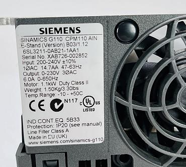 Choose CNC-Service.nl for Trusted Siemens  6SL3211-0AB21-1AA1+6SL3255-0AA00-4BA1 Sinamics Drive G110-CPM110 AC Drive With G110 Basic Operator P Solutions. Explore our selection of dependable industrial components to keep your machinery operating smoothly.