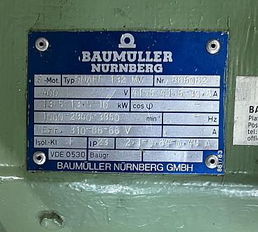 Choose CNC-Service.nl for Trusted Baumuller  GNAFF 132 MV Dc Main Spindle Motor Solutions. Explore our selection of dependable industrial components to keep your machinery operating smoothly.