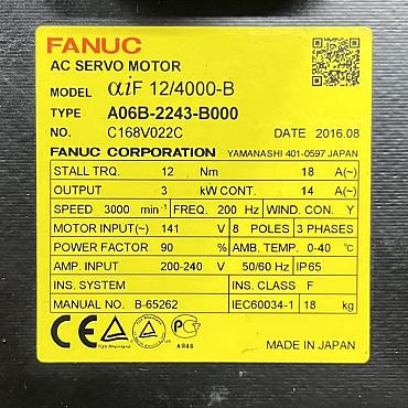  Explore Reliable Industrial Solutions at CNC-Service.nl. Discover a variety of high-quality Fanuc  products, including A06B-2243-B000 - AC SV motor aiF 12/4000, designed to optimize your manufacturing processes.