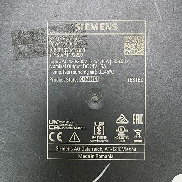 Find Quality Siemens  6EP1333-1LB00 Sitop psu100l 24 v5 a Stabilized Power Supply Input 120230 V AC, Output 24 V DC5 A Products at CNC-Service.nl. Explore our diverse catalog of industrial solutions designed to enhance your processes and deliver reliable results.