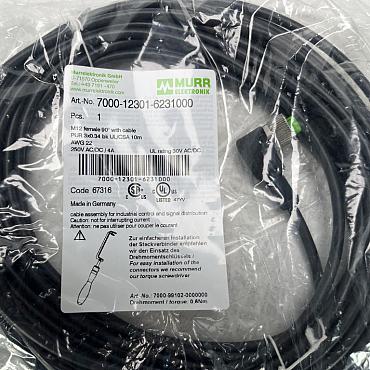 Choose CNC-Service.nl for Trusted Murr Elektronik  7000-12301-6231000 M12 female 90° A-cod. With Cable Solutions. Explore our selection of dependable industrial components to keep your machinery operating smoothly.