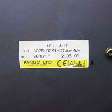 Find Quality Fanuc  A02B-0281-C125#MBR - Separate type MDI, milling horizontal Products at CNC-Service.nl. Explore our diverse catalog of industrial solutions designed to enhance your processes and deliver reliable results.