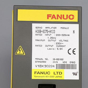 Find Quality Fanuc  A06B-6079-H103 - Alpha servo module MDL SVM1-40S Products at CNC-Service.nl. Explore our diverse catalog of industrial solutions designed to enhance your processes and deliver reliable results.