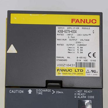 Find Quality Fanuc  A06B-6079-H304 - 3 Axis alpha servo module MDL SVM3-20/20/20 Products at CNC-Service.nl. Explore our diverse catalog of industrial solutions designed to enhance your processes and deliver reliable results.