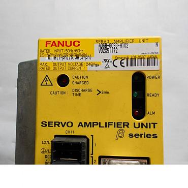 Choose CNC-Service.nl for Trusted Fanuc  A06B-6093-H102 - Servo amplifier SVU 1-20 BETA, PWM interface type B Solutions. Explore our selection of dependable industrial components to keep your machinery operating smoothly.