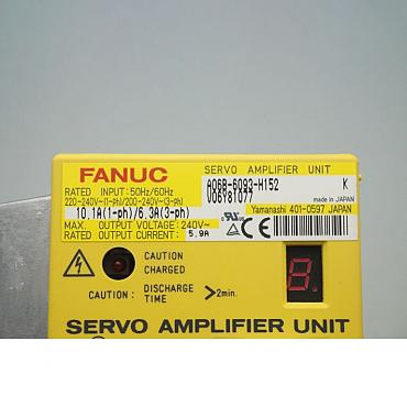 Find Quality Fanuc  A06B-6093-H152 - Beta servo drive MDL SVU-20, I/O link Products at CNC-Service.nl. Explore our diverse catalog of industrial solutions designed to enhance your processes and deliver reliable results.